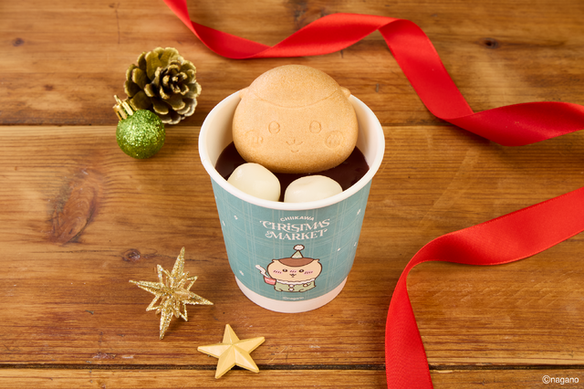 くりまんじゅうのおしるこ　950円　「ちいかわクリスマスマーケット」