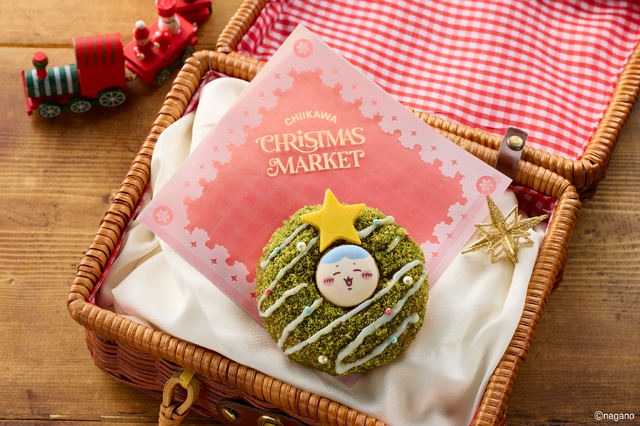 ハチワレのクリスマスリースドーナツ1,300円　「ちいかわクリスマスマーケット」