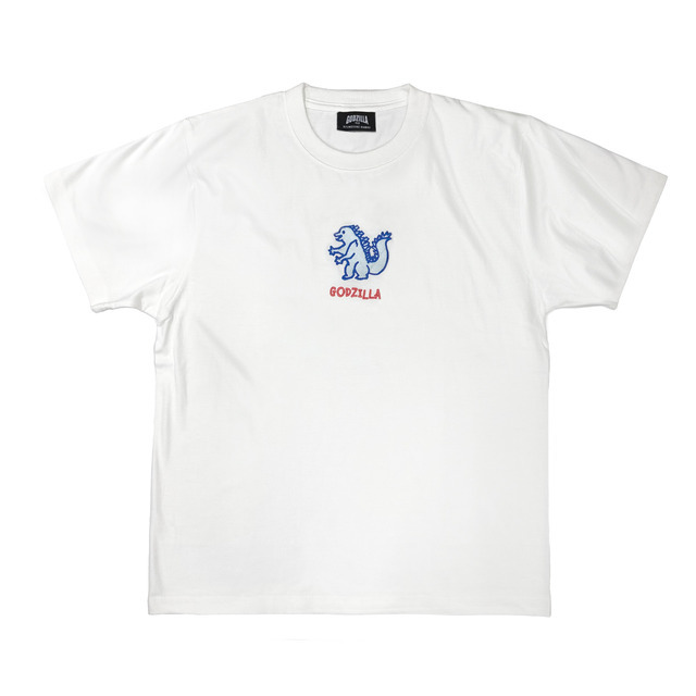 ゴジラ | 刺繍Tシャツ（Design by 神木）／Godzilla | Embroidered T-Shirt (Design by Kamiki)（税込4,500円）／TM & © TOHO / ©Co-LaVo