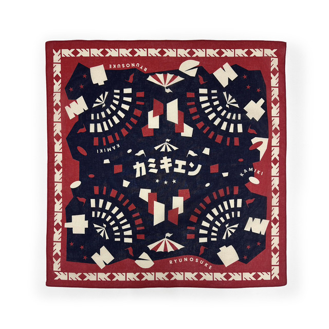 カミキエン　バンダナ＜A＞　・　カミキエン　バンダナ＜B＞（各　税込1,500円）／©︎Co-LaVo .Inc