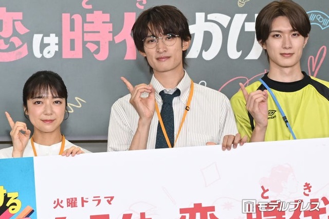 徹底して役になりきる上白石萌音、向井康二、山中柔太朗（C）モデルプレス