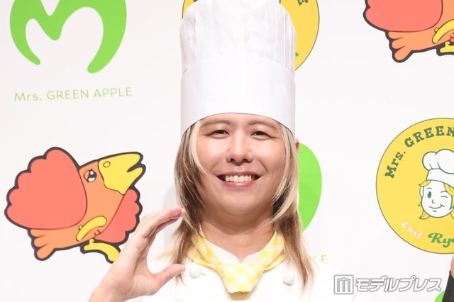 Mrs. GREEN APPLE×ガスト「Chef RyoChan」コラボメニュー発表会に出席した藤澤涼架（C）モデルプレス