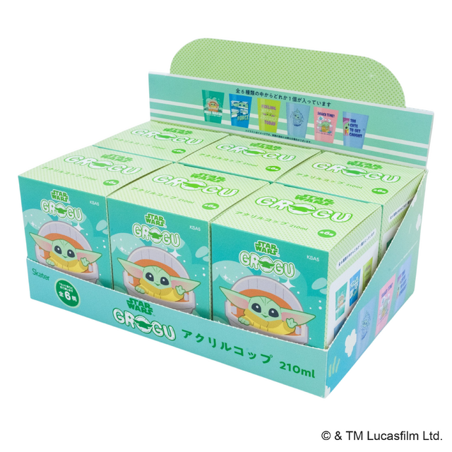アクリルコップBOX グローグー／5,280円（税込）／© & TM Lucasfilm Ltd.