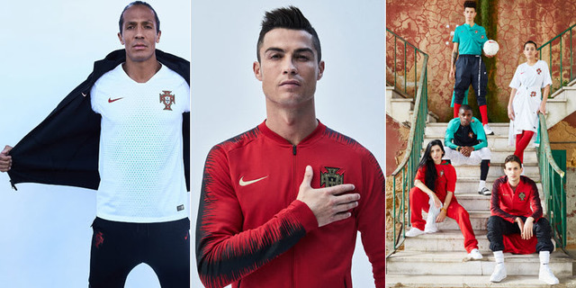 ポルトガル代表、W杯関連アパレルを続々発表！「チームコレクション・長袖編」