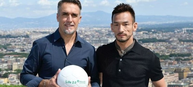 中田英、バティストゥータと再会「好きなことをやれ」