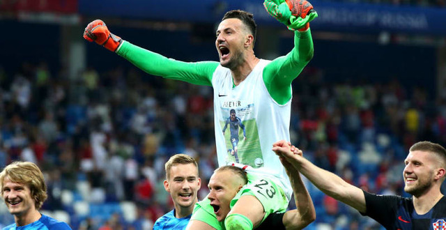 W杯クロアチア代表GK「ルールはリスペクトするが、亡き同僚のシャツは脱がない」