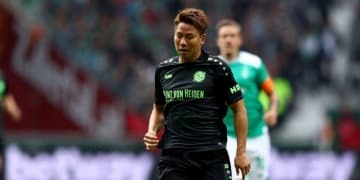 ブンデス、パス成功率と競り合いランキングに日本人選手が！