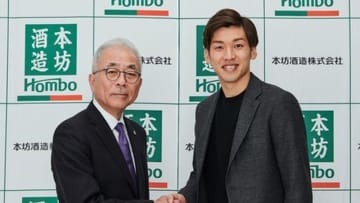 アジア杯で2ゴールの大迫勇也、地元鹿児島で本坊酒造のアンバサダーに！