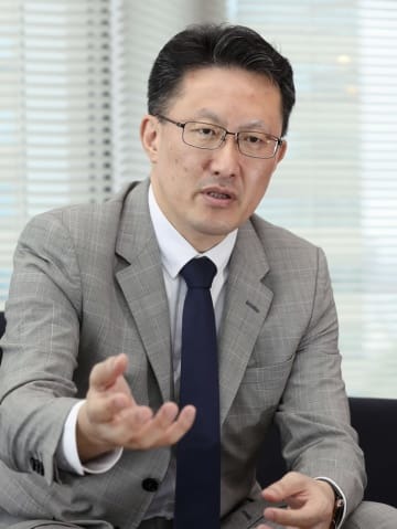 インタビューに答える中谷昇・元ＩＣＰＯサイバー部門トップ 