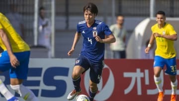 田中碧、王国ブラジルを“粉砕”した超絶「バナナシュート」がこれ