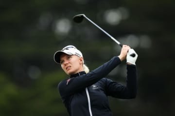 首位タイ発進を決めたマデリーン・サグストロム（撮影：GettyImages)