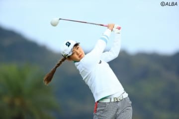 吉田優利のスイングの肝は？（撮影：福田文平)