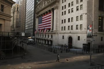 ニューヨーク証券取引所＝18日（ロイター＝共同）