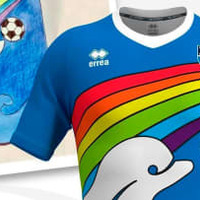 イタリア2部クラブ、「6歳が描いたデザイン」をユニへ採用!実際に着用予定も 画像