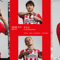 PSV、2020-21新ユニフォーム発表!「堂安律がモデルで登場」 画像