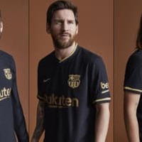 バルセロナ、2020-21新アウェイユニフォーム発表!デザインは「夜の灯り」 画像