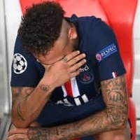 ネイマール、CL決勝に敗れて涙…「号泣シーン」がこちら 画像