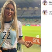 バルサ移籍寸前?ラウタロの美人彼女、「鬼腹筋のビキニ姿」がえぐい 画像
