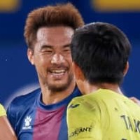 岡崎、久保に見せつけたリーガ開幕戦での「渾身ダイビングヘッド」がこれ 画像
