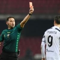 モラタ、試合終了の1秒後に一発退場!主審を怒らせた発言が判明 画像