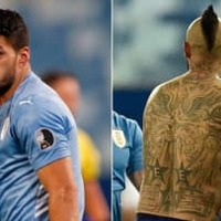 バルサを去ったスアレスとビダル、代表戦で再会するとこうなる 画像