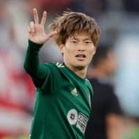 古橋亨梧、またゴール!クロスに合わせる「まさに点取り屋」な一発 画像