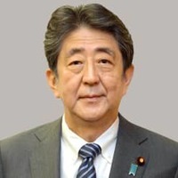 安倍氏、成長路線継続を 画像