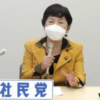 社民福島氏が党首選出馬へ 画像