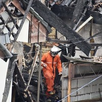 5人死亡火災で実況見分、福岡 画像