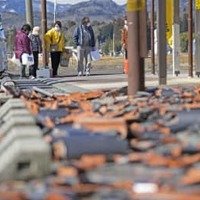 地震後初の週末、4万2千戸断水 画像