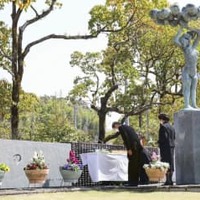 上海列車事故34年で慰霊式 画像