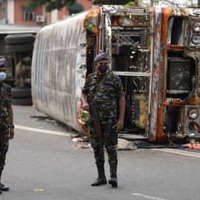 スリランカ、衝突の死者6人に 画像