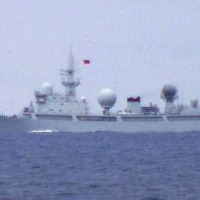 中国の情報収集艦が太平洋へ 画像