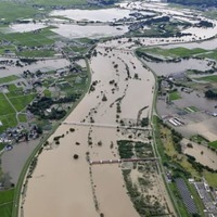 5県で17河川が氾濫、土石流も 画像