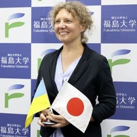 福島大にウクライナ人博士 画像