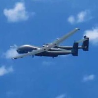 中国無人機がまた沖縄通過 画像