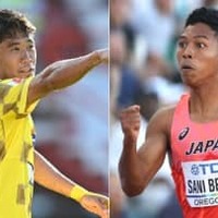 香川真司とサニブラウンが「バキバキの筋肉ボディ」を披露!どっちがすごい? 画像