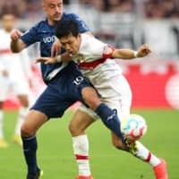 日本代表MF遠藤航、シュトゥットガルトでの渾身ゴールがこれだ(動画あり) 画像