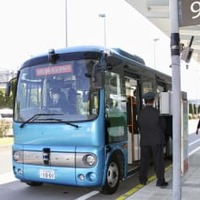 自動運転バスの実証実験、愛知 画像