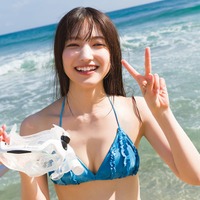 櫻坂46大園玲、初水着姿で美バスト開放 1st写真集第5弾カット公開 画像