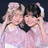 femme fatale戦慄かなの＆頓知気さきな姉妹、着物姿で“ライブウォーキング”「だいしきゅーだいしゅき」でキュートさ溢れる＜関西コレクション 2023 S／S＞ 画像