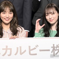 川口春奈＆福原遥、入社式にサプライズ登場 優しい気遣いも見せる 画像