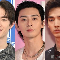 宮沢氷魚、SixTONES松村北斗&パク・ソジュン&清水尋也との豪華4ショット公開「イケメンしかいない」「奇跡が起きてる」歓喜の声続々 画像