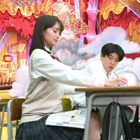 フジ井上清華アナ、制服姿で土佐兄弟とコラボネタ挑戦 画像