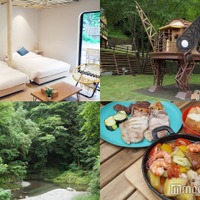 大人も思わず童心に帰る!山梨「ミューの森」で森と川と遊ぶグランピング体験 画像