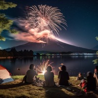 山梨で新スタイルの花火大会「Capsule -Mt.Fuji山中湖花火音楽祭-」音楽・サウナ・キャンプと伝統を融合 画像