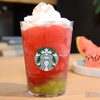 スタバ新作「GABURI スイカ フラペチーノ」完熟スイカのみずみずしい甘さをぎゅっと凝縮!夏に飲みたくなる一杯<試飲レポ> 画像