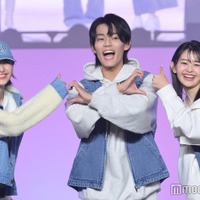 日向亘・加藤栞・藤村木音、仲良しランウェイで“W片想いハート” 会場沸く<Seventeen 夏の学園祭2023> 画像