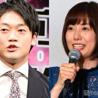 山崎夕貴アナ、第1子出産 夫・おばたのお兄さんが家族ショットで報告 画像