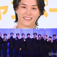 鈴木伸之、SEVENTEENとの集合ショット披露「夢のようなコラボ」「混乱」の声 ハッシュタグにも注目集まる 画像